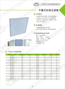郴州初效過濾器廠家價格詳解